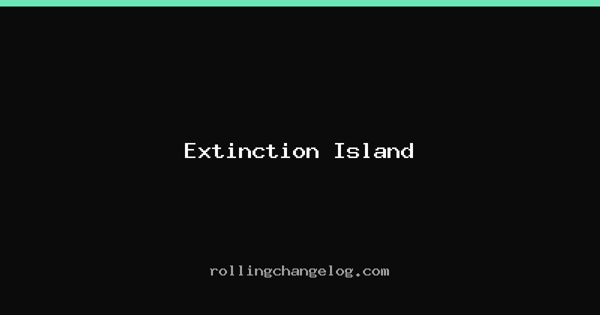 Extinction Island cover