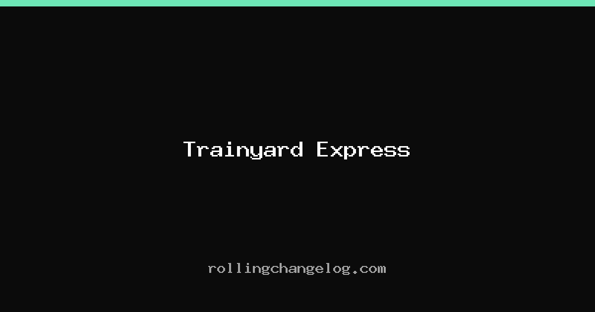 Trainyard Express cover