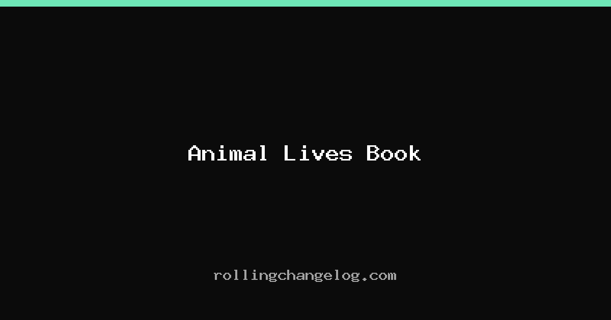 Animal Lives Book cover