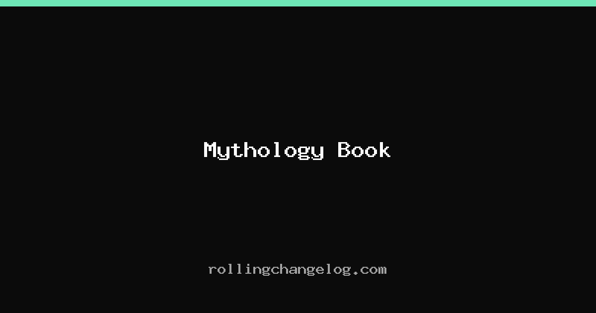 Mythology Book cover