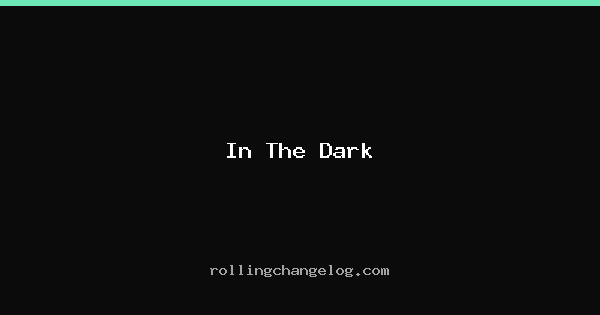In The Dark cover