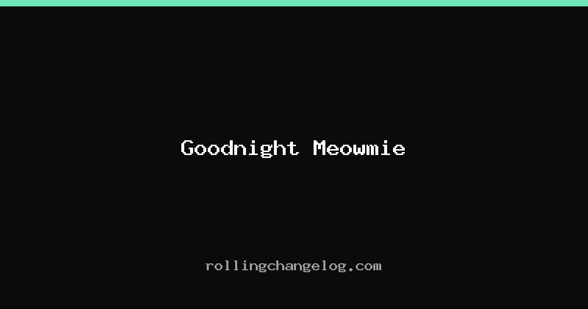 Goodnight Meowmie cover