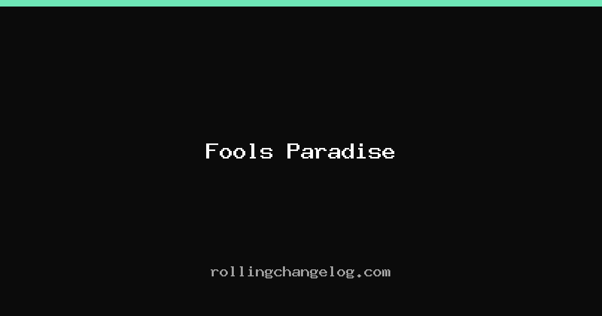 Fools Paradise cover