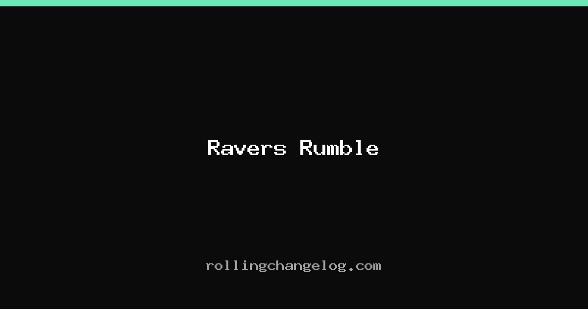 Ravers Rumble cover