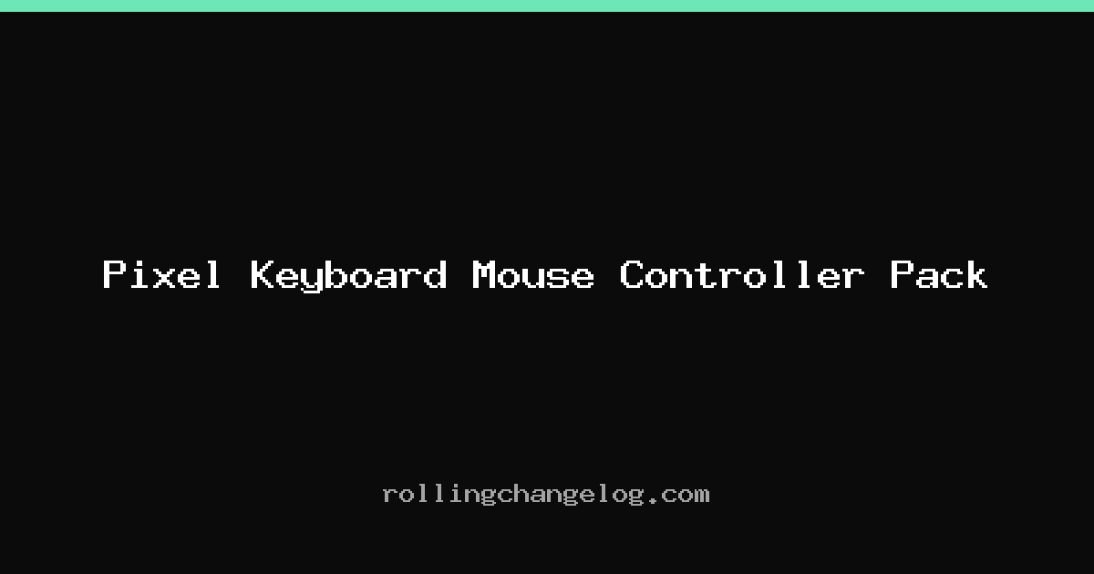 Pixel Keyboard Mouse Controller Pack cover