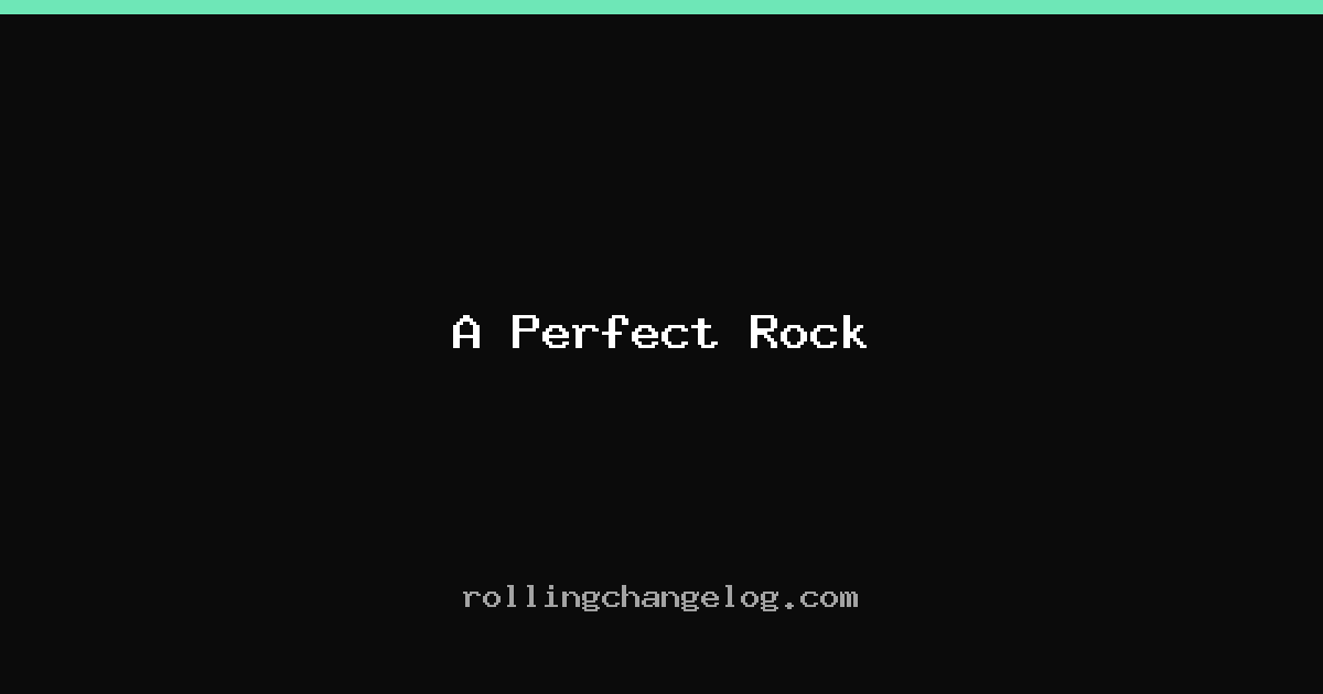 A Perfect Rock cover