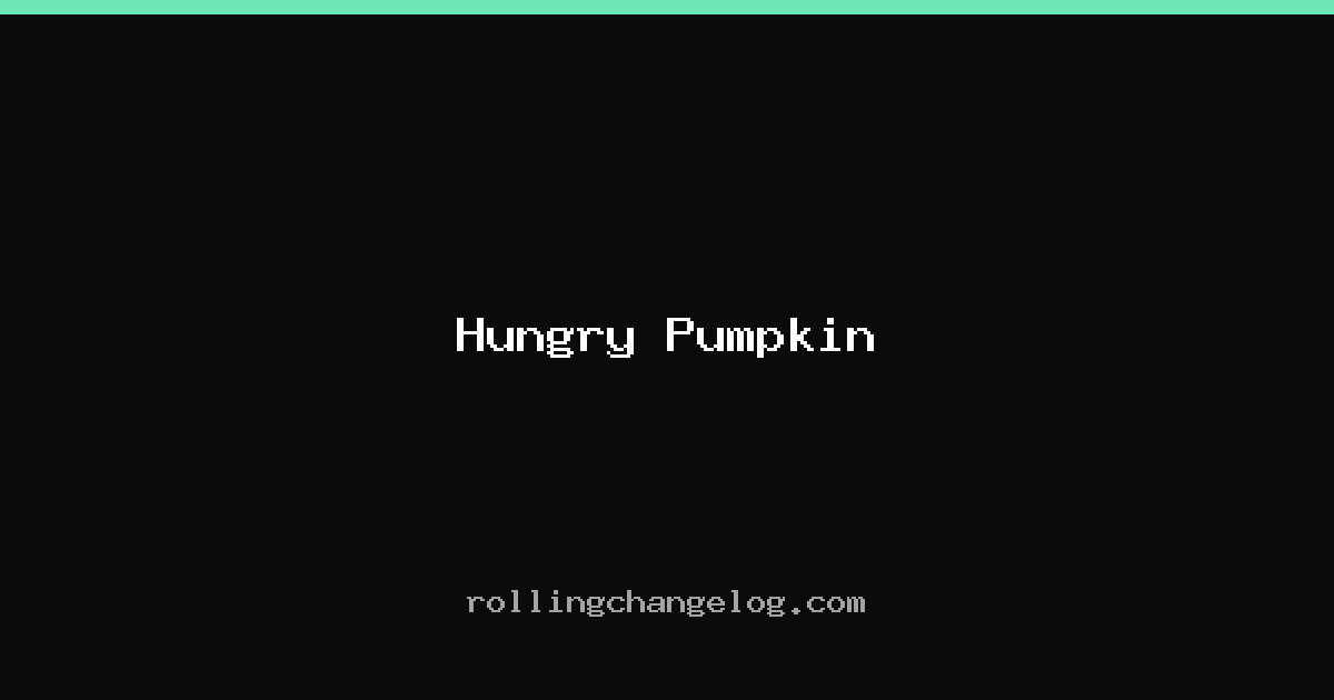 Hungry Pumpkin cover