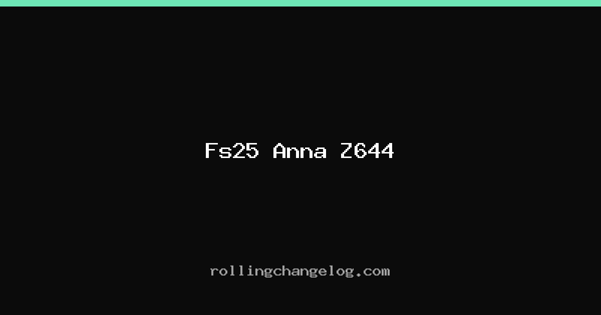 Fs25 Anna Z644 cover