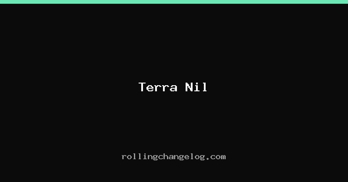 Terra Nil cover