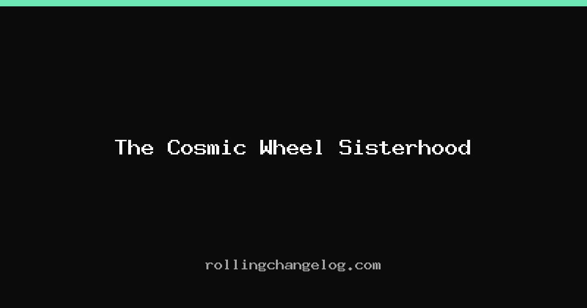 The Cosmic Wheel Sisterhood cover