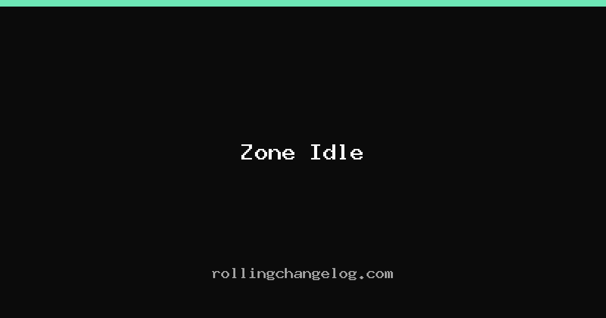 Zone Idle cover