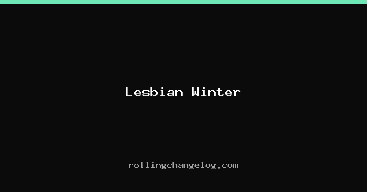 Lesbian Winter cover
