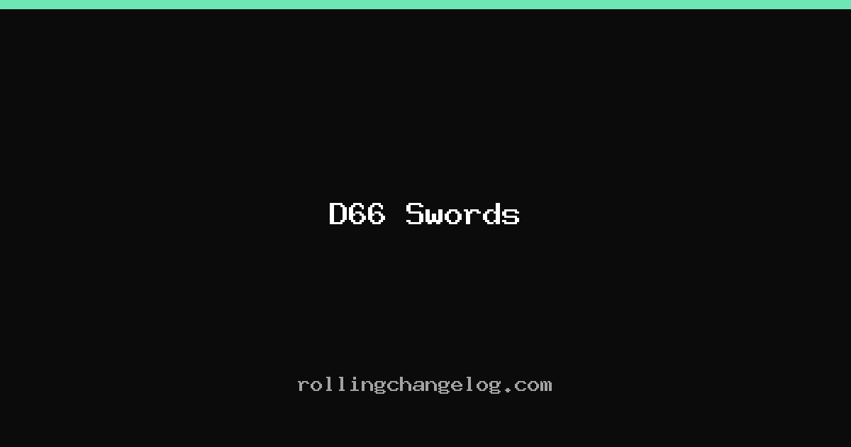 D66 Swords cover