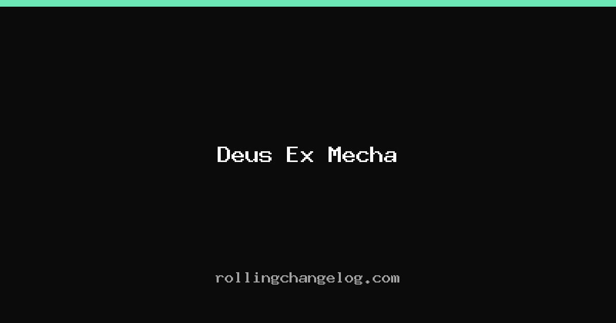 Deus Ex Mecha cover
