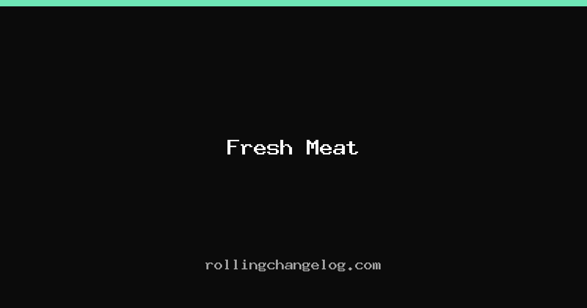 Fresh Meat cover