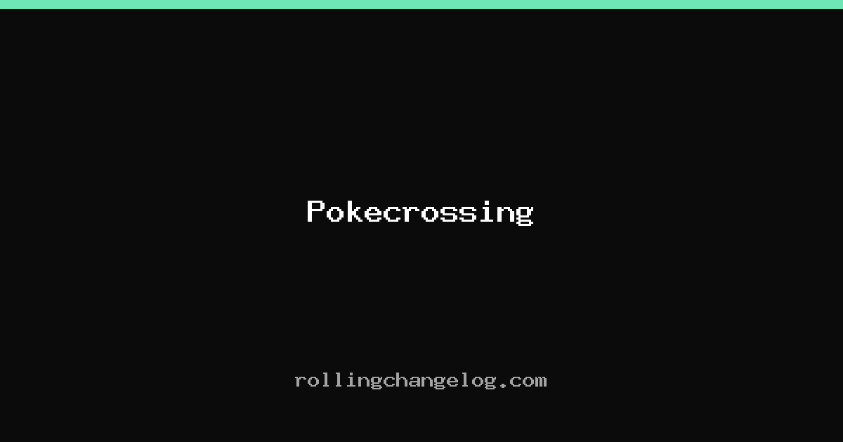 Pokecrossing cover