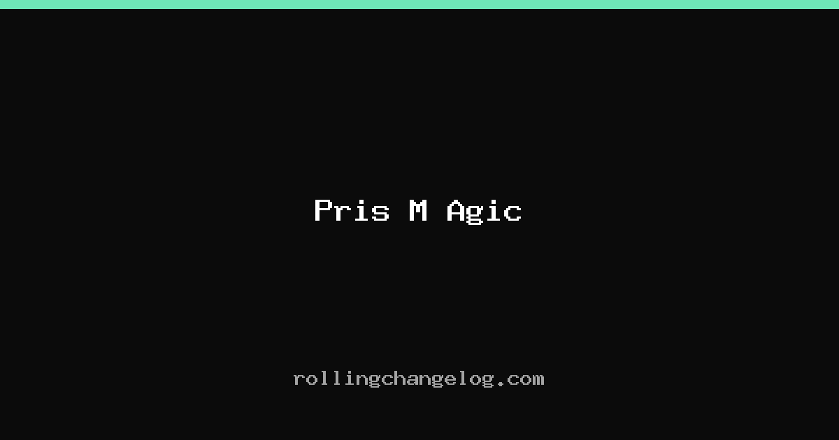 Pris M Agic cover