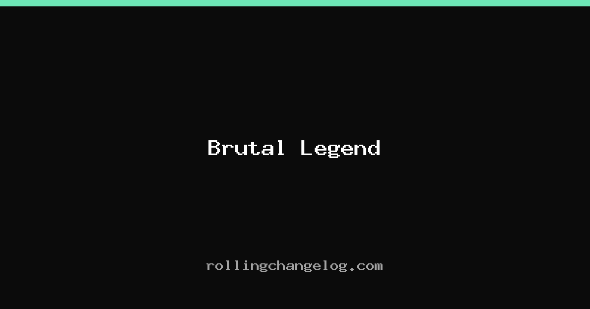 Brutal Legend cover