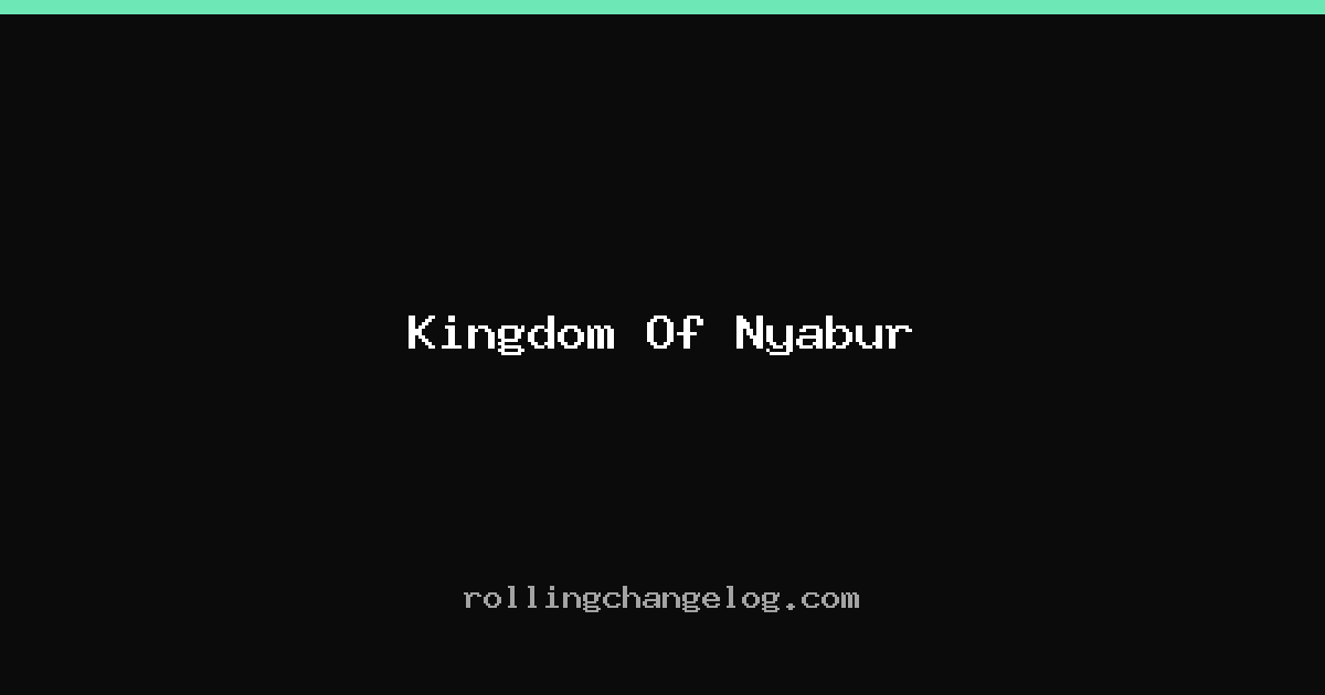 Kingdom Of Nyabur cover
