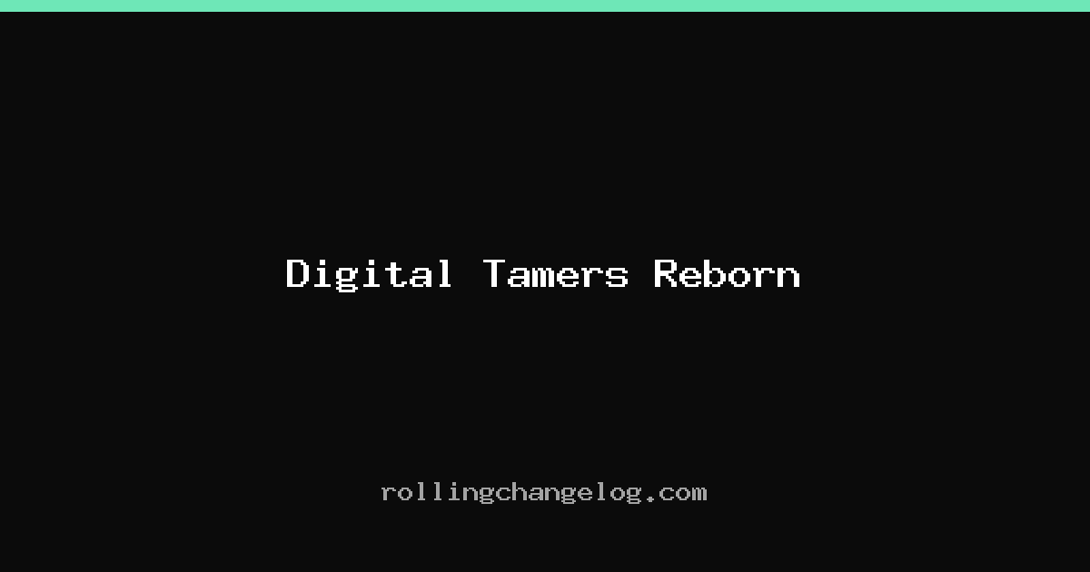 Digital Tamers Reborn cover