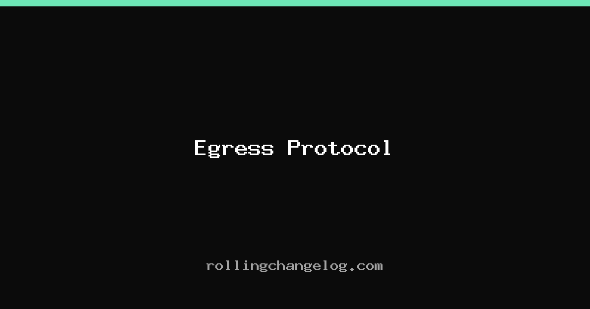 Egress Protocol cover