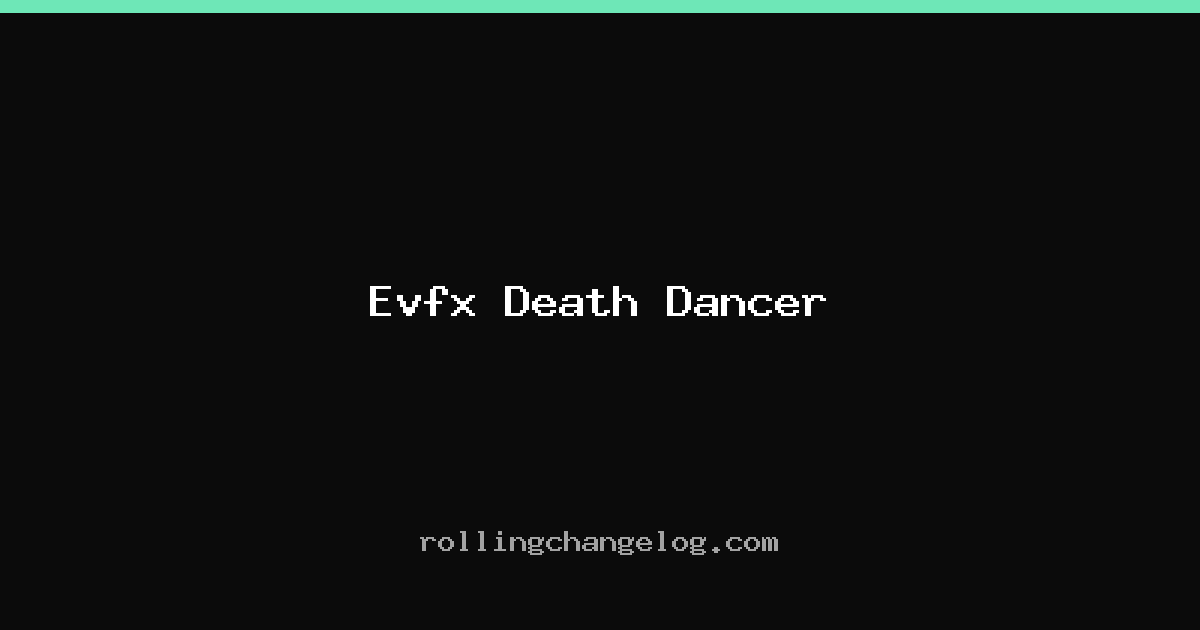 Evfx Death Dancer cover