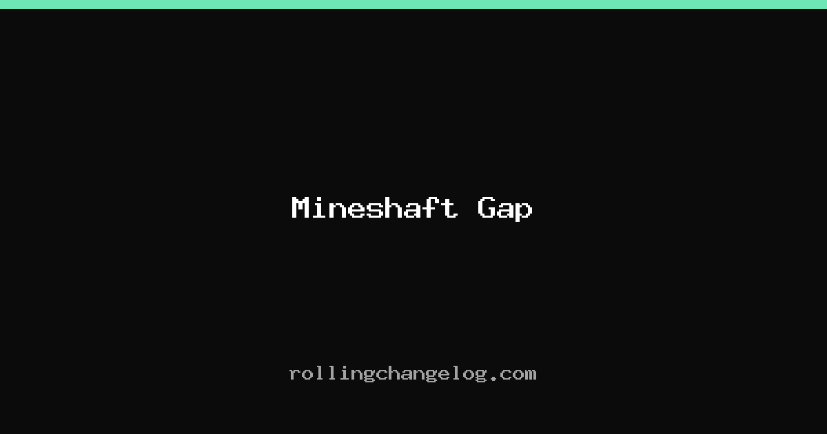 Mineshaft Gap cover