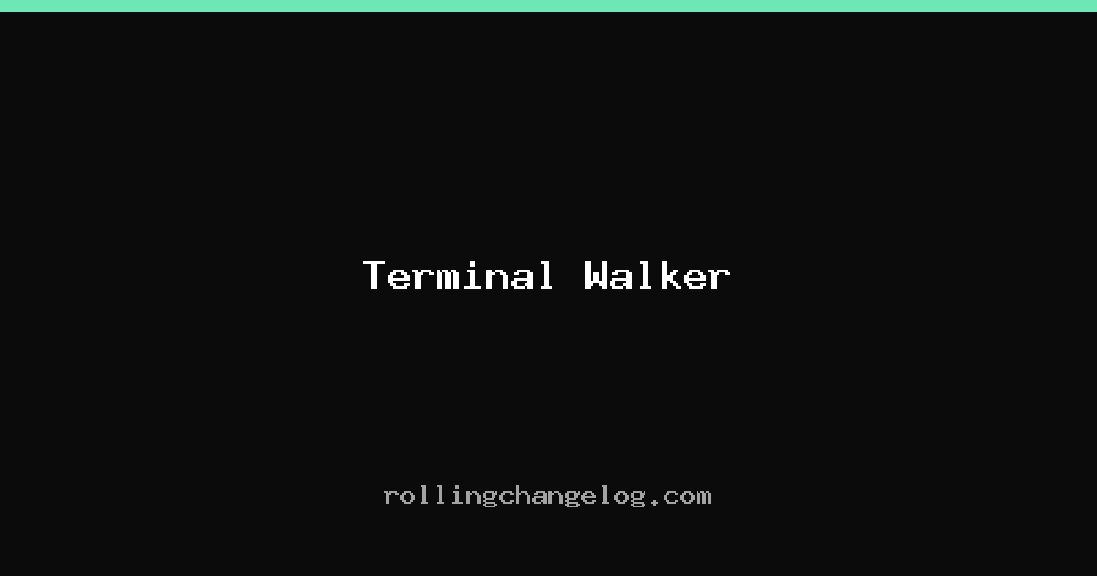 Terminal Walker cover