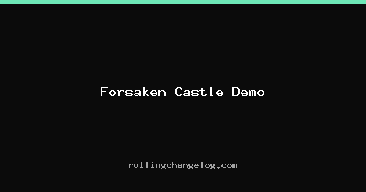 Forsaken Castle Demo cover