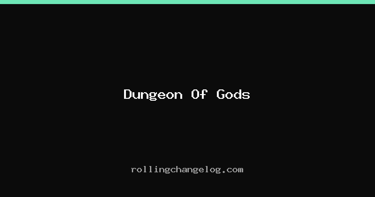 Dungeon Of Gods cover