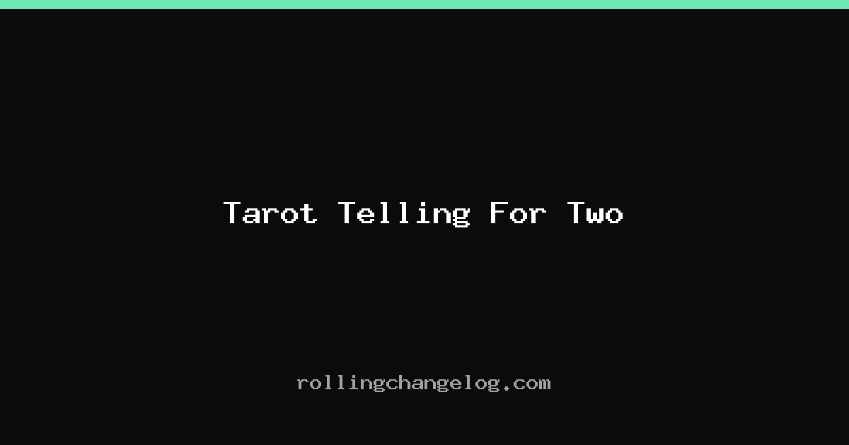 Tarot Telling For Two cover