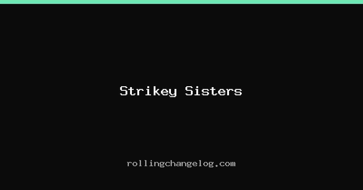 Strikey Sisters cover