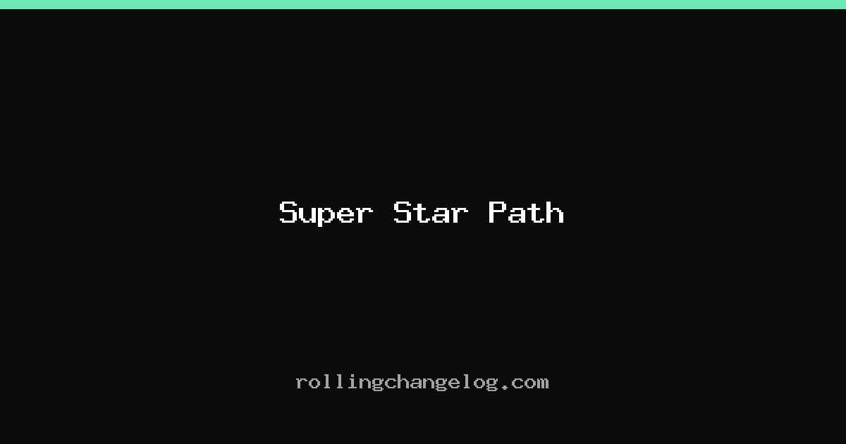 Super Star Path cover