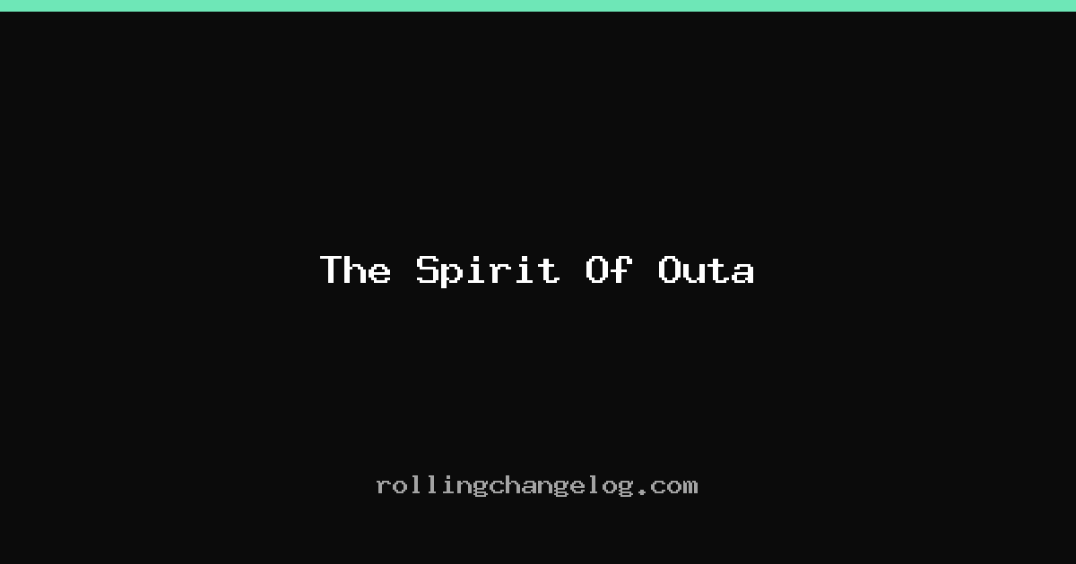 The Spirit Of Outa cover