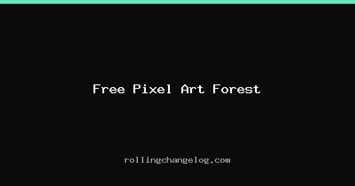 Free Pixel Art Forest cover
