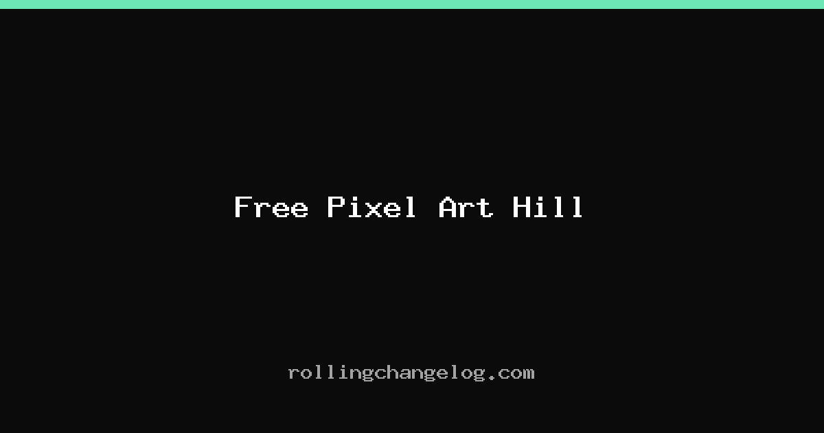 Free Pixel Art Hill cover
