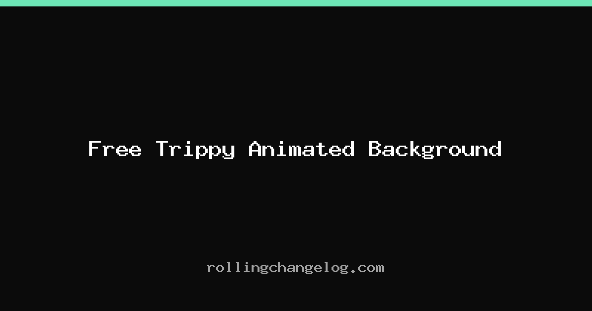 Free Trippy Animated Background cover