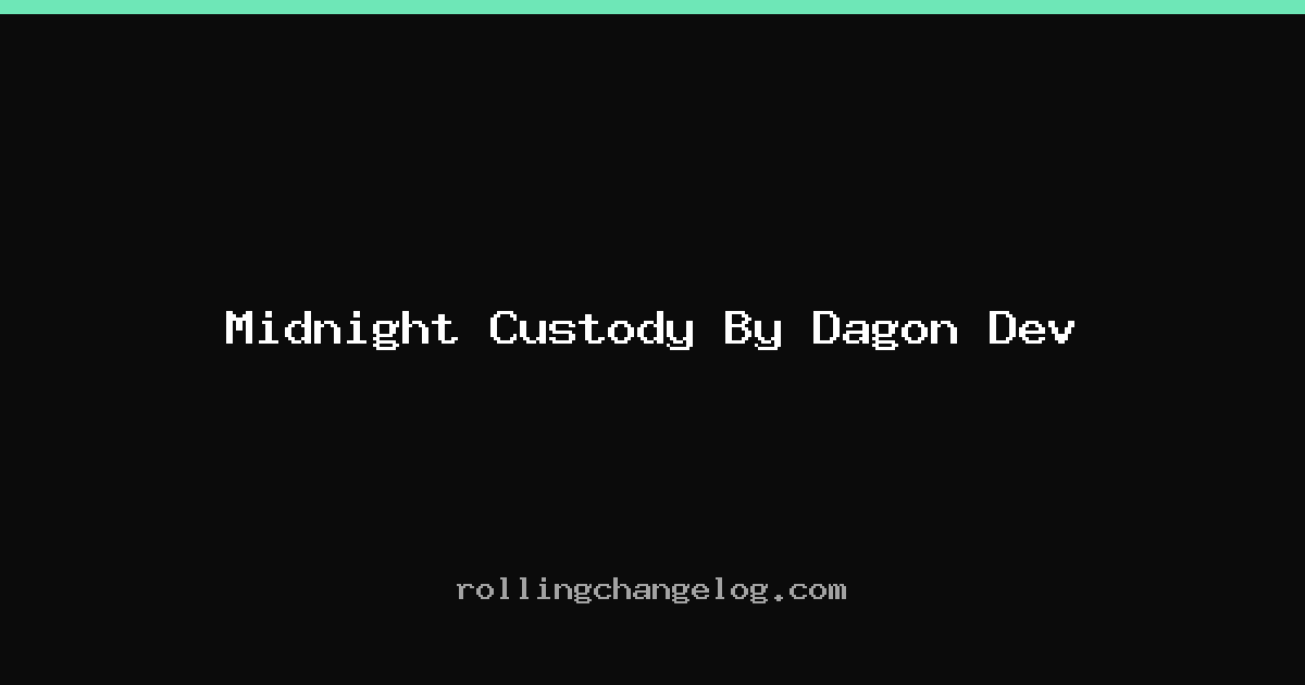 Midnight Custody By Dagon Dev cover