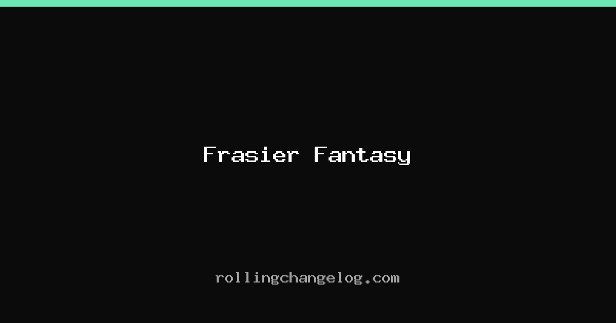 Frasier Fantasy cover