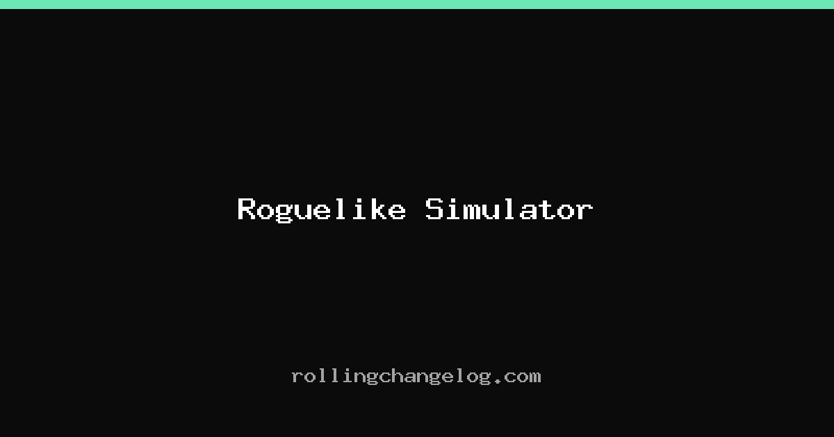 Roguelike Simulator cover