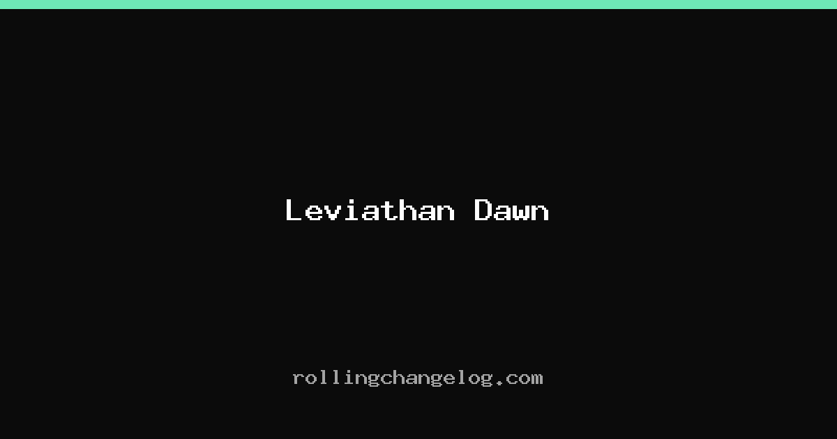 Leviathan Dawn cover