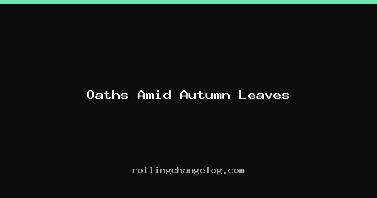 Oaths Amid Autumn Leaves cover