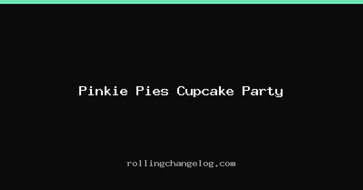 Pinkie Pies Cupcake Party cover