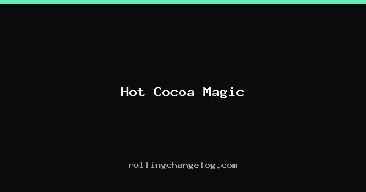 Hot Cocoa Magic cover