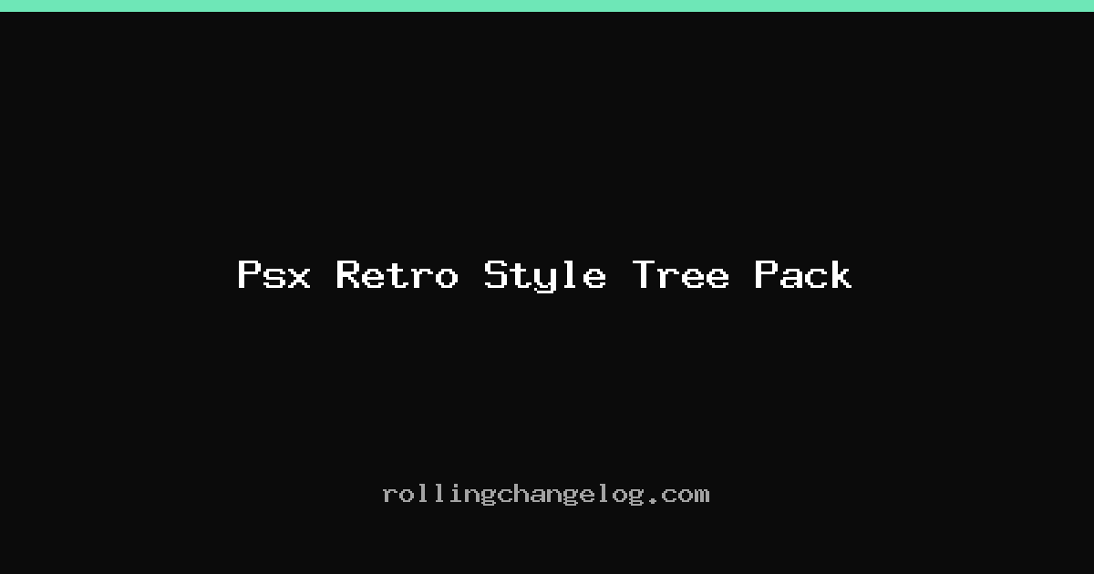 Psx Retro Style Tree Pack cover