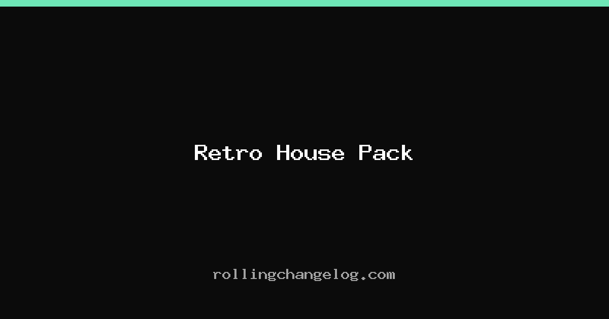 Retro House Pack cover