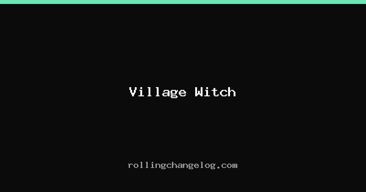 Village Witch cover