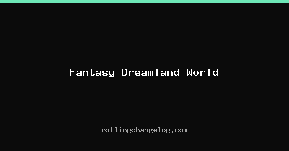 Fantasy Dreamland World cover