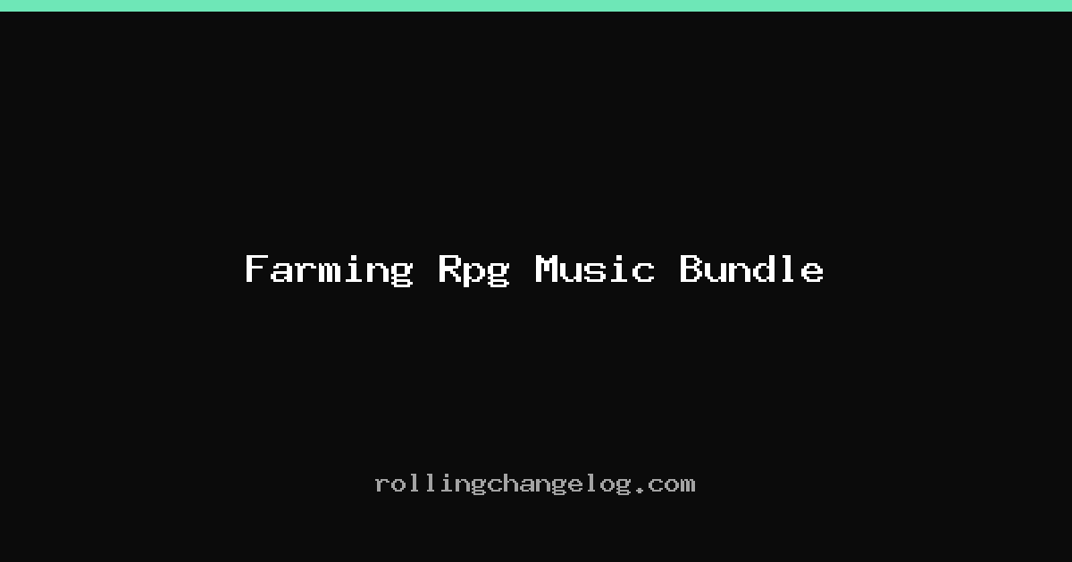 Farming Rpg Music Bundle cover