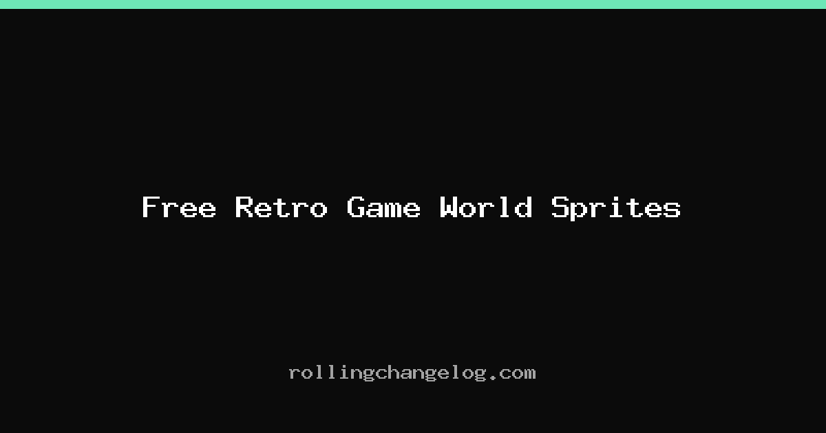 Free Retro Game World Sprites cover